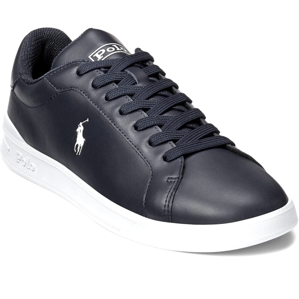 Polo Ralph Lauren Leather Lace Up Sneakers Men Size 13